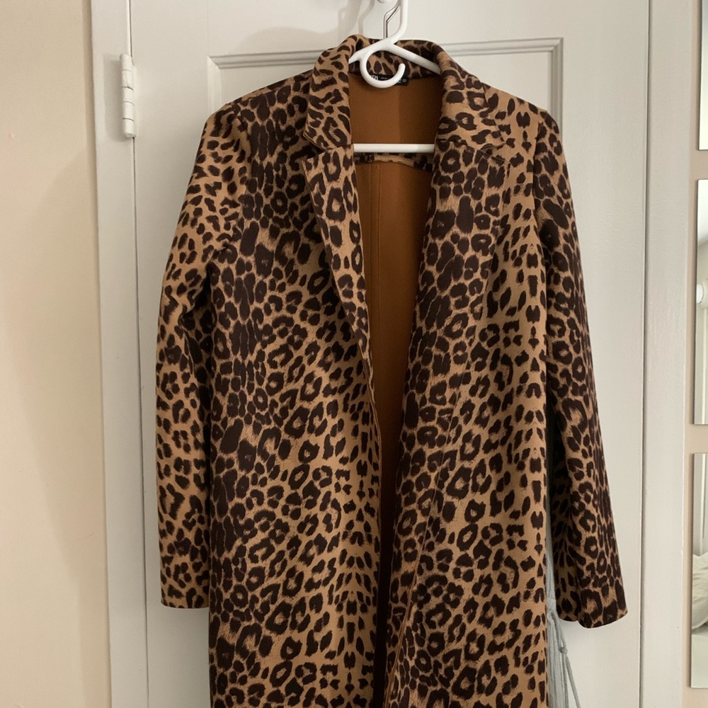 Zara Leopard Trenchcoat